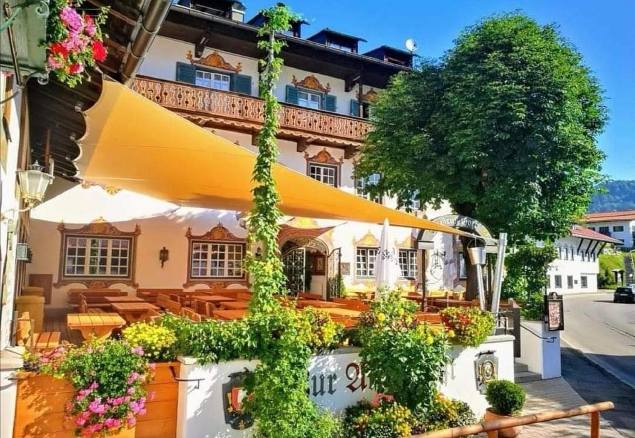 Gasthof & Hotel Zur Post Wallgau Exterior foto